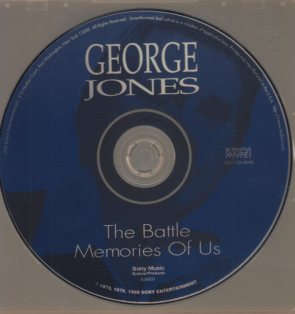 George Jones (2) : Memories Of Us / The Battle (CD, Comp, RE)