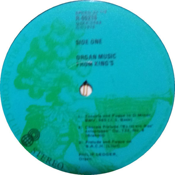 Philip Ledger : Organ Music From King's (LP, Album, Club)