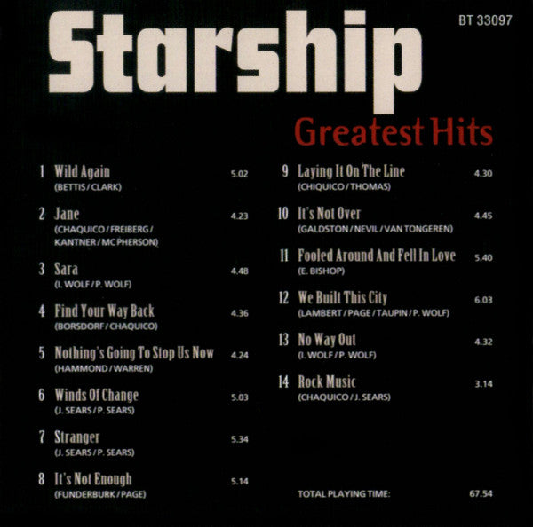Starship (2) : Greatest Hits (CD, Comp)