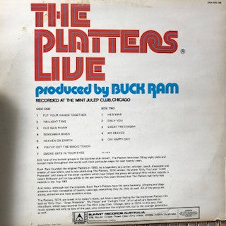 The Platters : Live (LP)