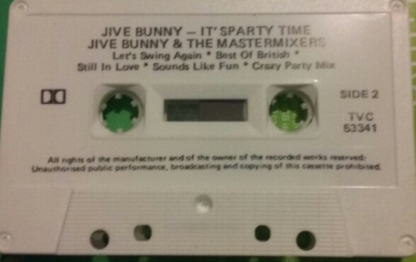 Jive Bunny And The Mastermixers : It's Party Time (Cass, Album)