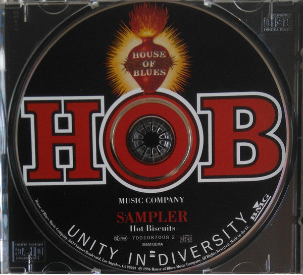 Various : Hot Biscuits From The House Of Blues Music Company (CD, Comp, Smplr)