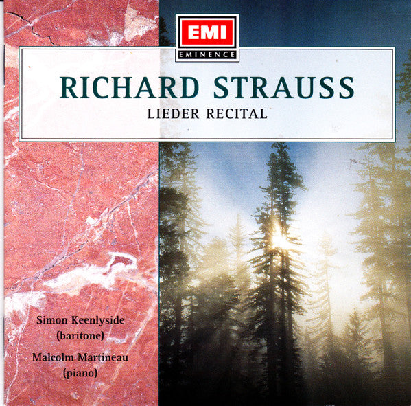 Richard Strauss - Simon Keenlyside, Malcolm Martineau : Lieder Recital (CD, Album)
