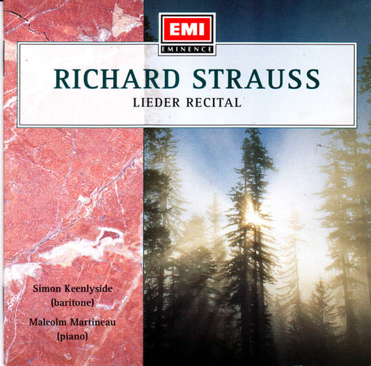 Richard Strauss - Simon Keenlyside, Malcolm Martineau : Lieder Recital (CD, Album)