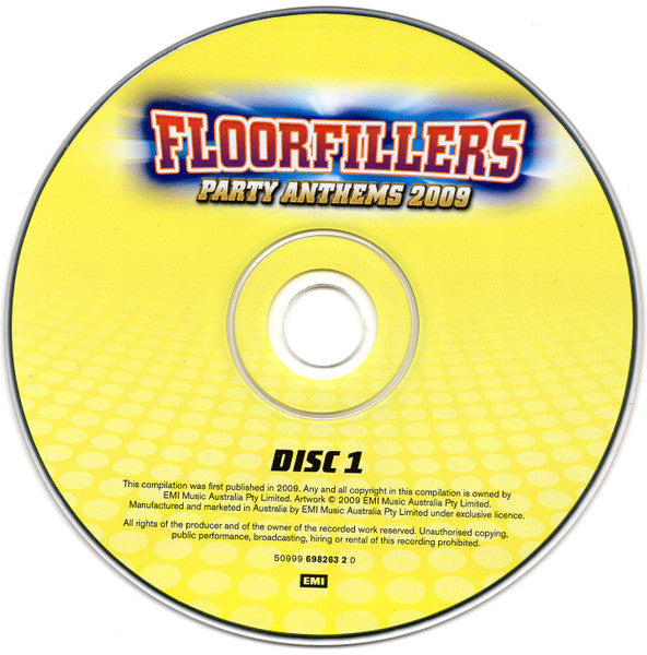 Various : Floorfillers Party Anthems 2009 (2xCD, Comp)