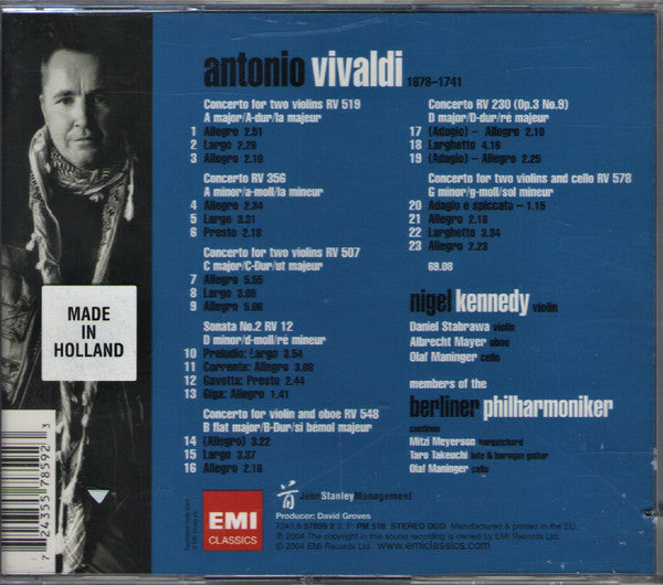 Nigel Kennedy, Orchestre Philharmonique De Berlin* : Vivaldi 2 (CD, Album)