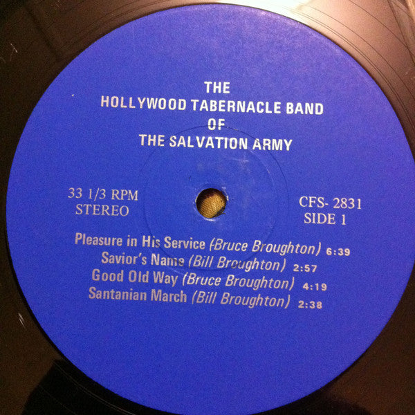 The Hollywood Tabernacle Band Of The Salvation Army : Pleasure In His Service (LP)