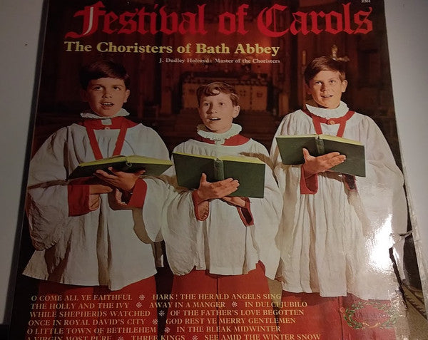 The Choristers Of Bath Abbey : Festival Of Carols (LP)