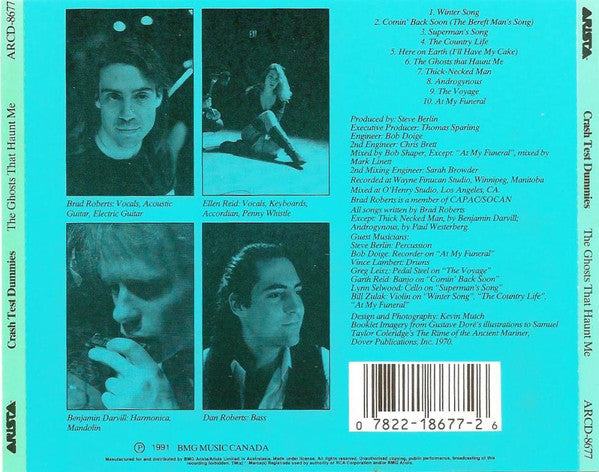 Crash Test Dummies : The Ghosts That Haunt Me (CD, Album)