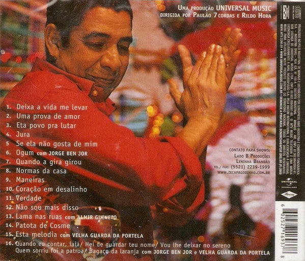 Zeca Pagodinho : Uma Prova De Amor (Ao Vivo) (CD, Album)