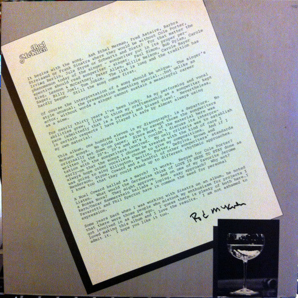 Rod McKuen : Someone To Watch Over Me (LP)