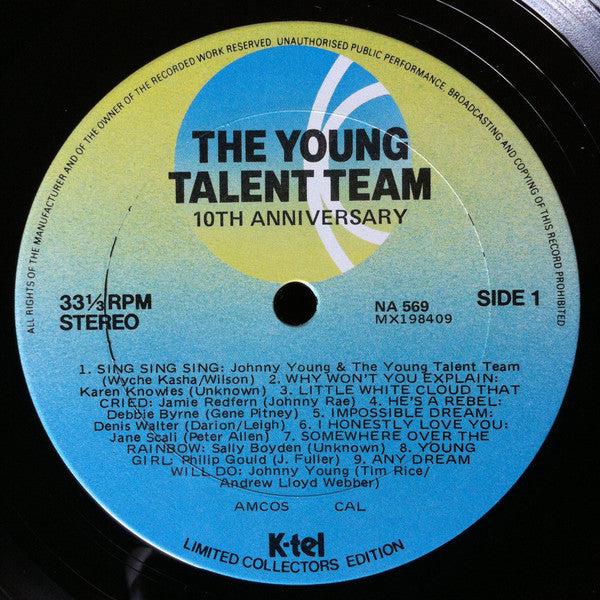 The Young Talent Team : 10th Anniversary Album (LP, Album, Gat)