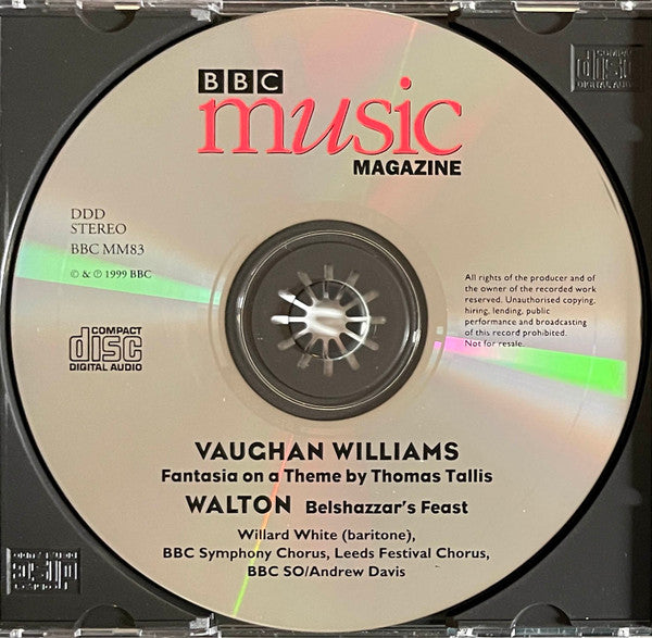 Walton* / Vaughan Williams* : Belshazzar's Feast / Tallis Fantasia (CD-ROM)
