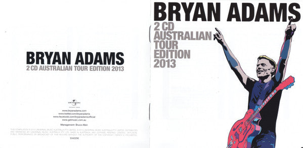 Bryan Adams : 2 CD Australian Tour Edition 2013 (2xCD, Comp, Tou)