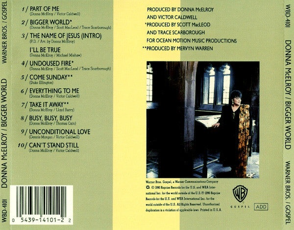 Donna McElroy : Bigger World (CD, Album)