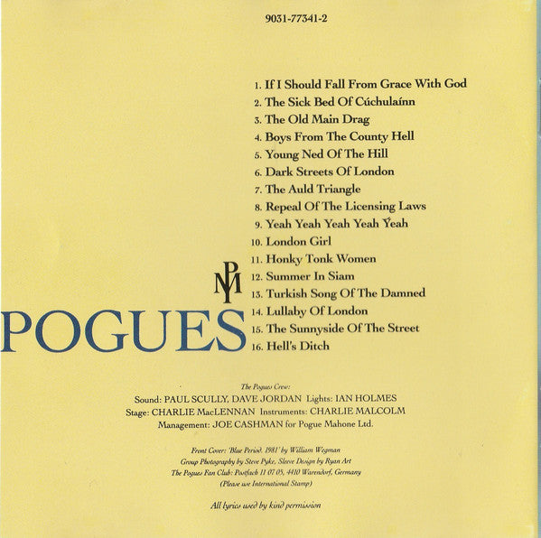 The Pogues : The Rest Of The Best (CD, Comp)