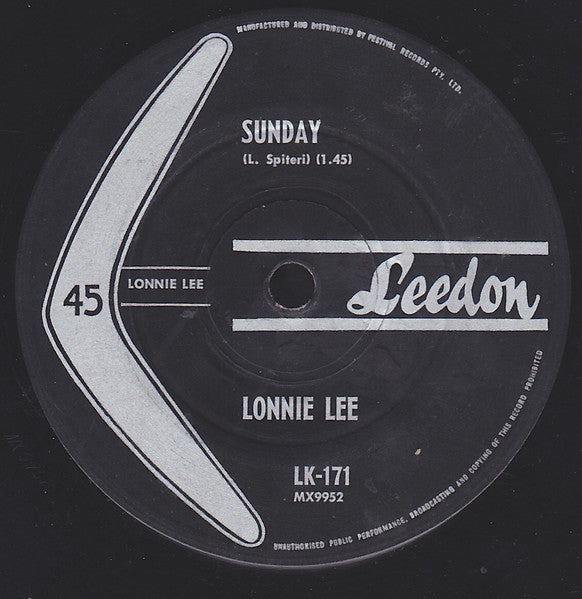 Lonnie Lee : When The Bells Stop Ringing (7")