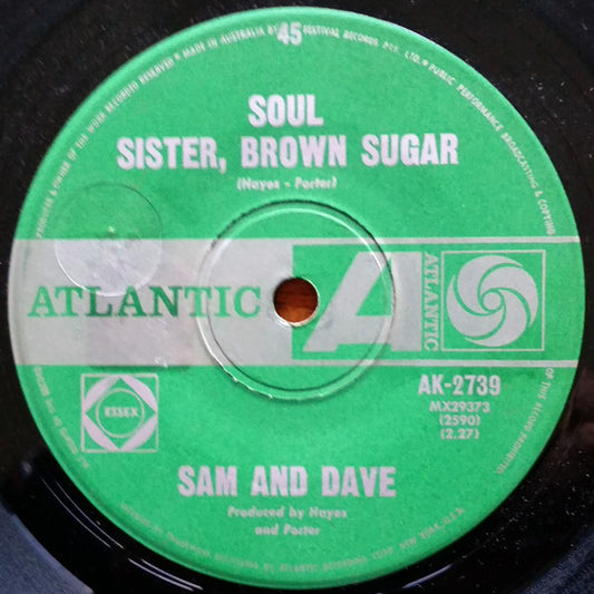 Sam And Dave* : Soul Sister, Brown Sugar (7", Single)