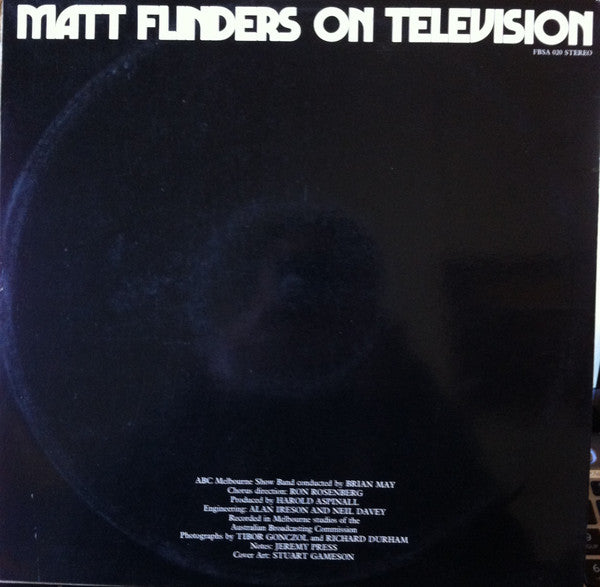 Matt Flinders : Matt Flinders On Television (LP, Album)