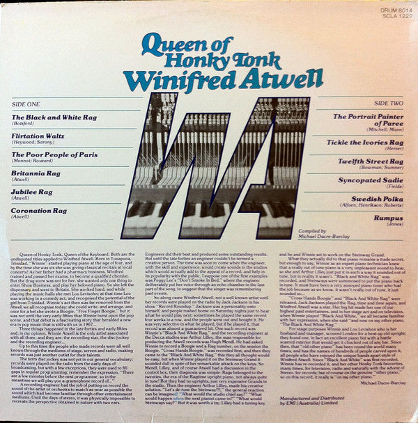 Winifred Atwell : Queen Of Honky Tonk (LP, Comp)