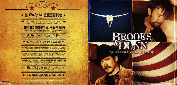 Brooks & Dunn : Steers & Stripes (HDCD, Album)