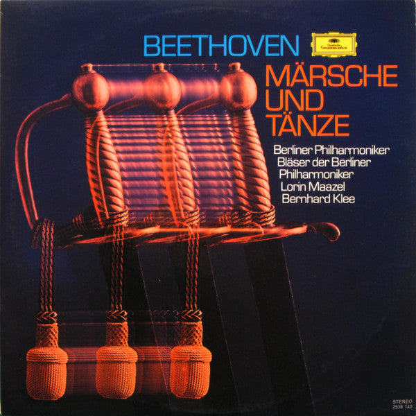 Beethoven* - Berliner Philharmoniker, Bläser Der Berliner Philharmoniker*, Lorin Maazel, Bernhard Klee : Märsche Und Tänze (LP, Comp, Club)