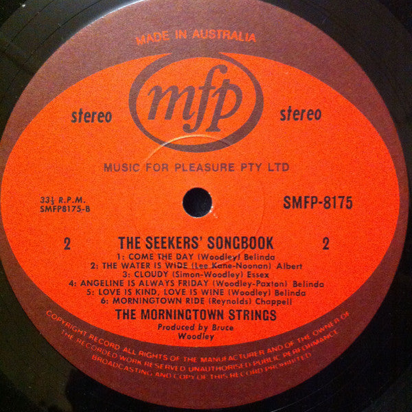 The Morningtown Strings : Bruce Woodley Presents Songs Made Famous By The Seekers / The Seekers Songbook (LP, Comp)