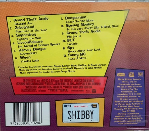 Various : Dude, Where's My Car? (Motion Picture Soundtrack) (CD, Comp)