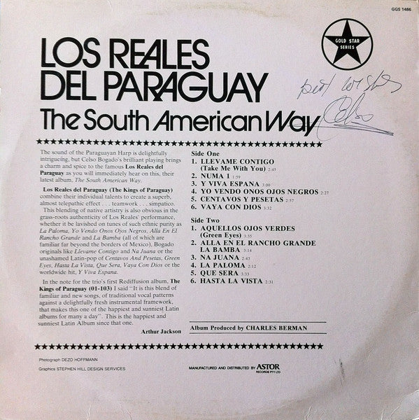 Los Reales Del Paraguay : The South American Way (LP, Album)