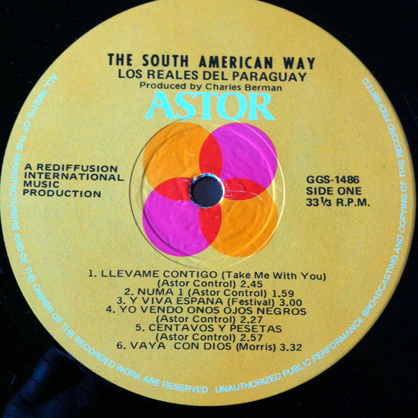 Los Reales Del Paraguay : The South American Way (LP, Album)