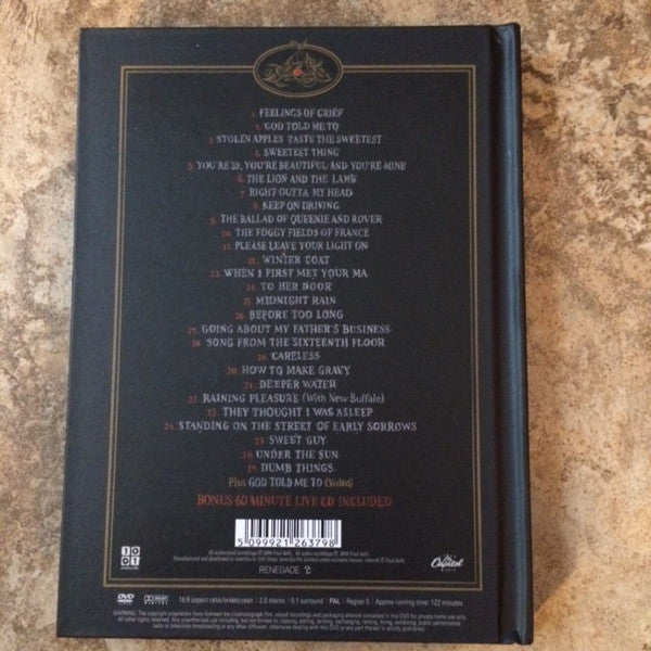 Paul Kelly (2) : Live Apples (DVD-V + CD, Album)
