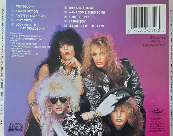 Poison (3) : Look What The Cat Dragged In (CD, Album, RE)