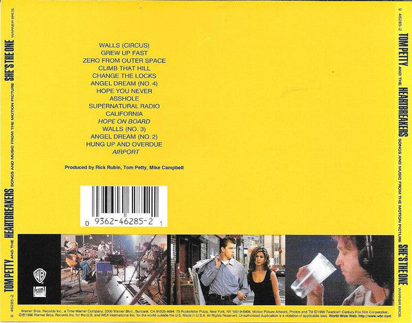 Tom Petty And The Heartbreakers : Songs And Music From The Motion Picture She's The One (CD, Album, SRC)