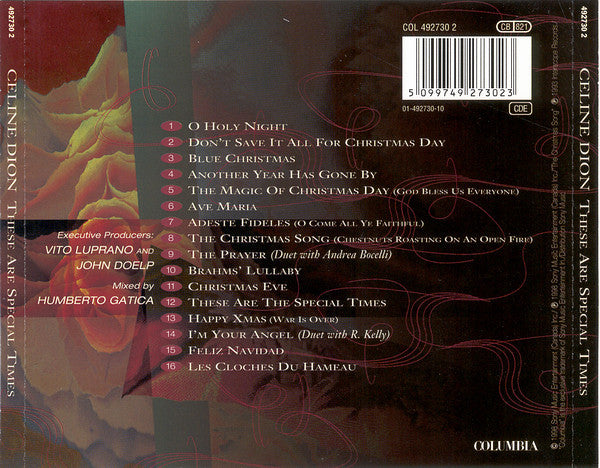 Celine Dion* : These Are Special Times (CD, Album)