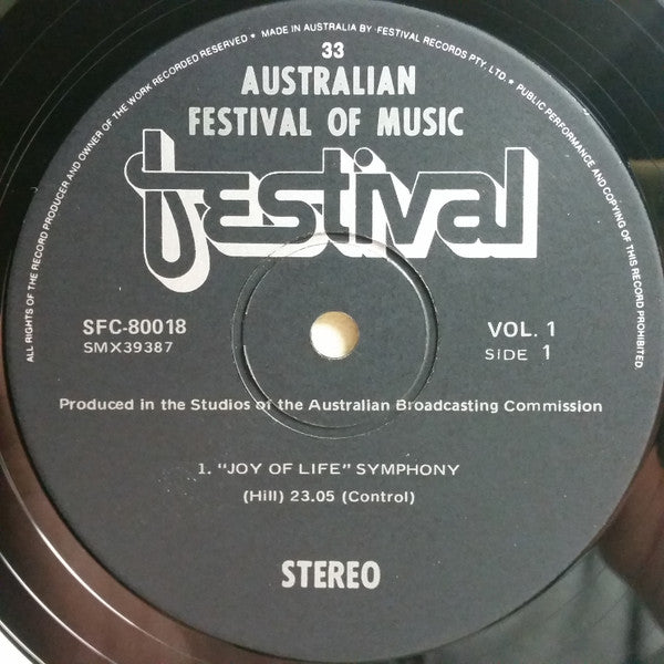 Alfred Hill (2) / James Penberthy, Adelaide Singers, Adelaide Philharmonic Choir, South Australian Symphony Orchestra Conducted By Patrick Thomas (3) : Symphony "Joy Of Life" / Cantata On Hiroshima Panels (LP, Gat)
