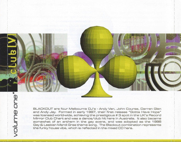 Various : Club [V] Volume One (CD, Comp + CD, Comp, Mixed)