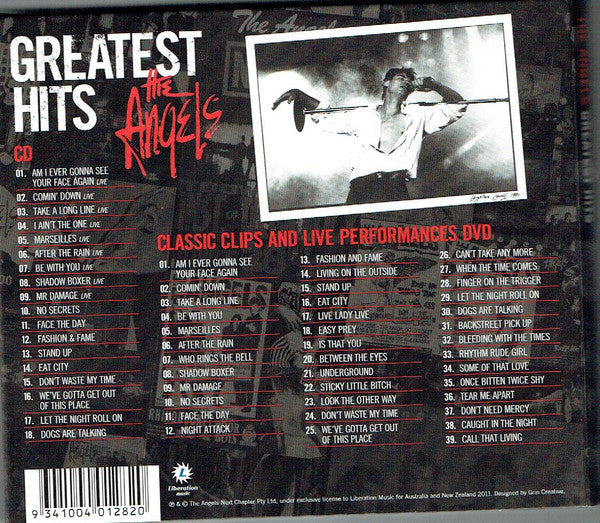 The Angels : Greatest Hits (CD, Comp + DVD, Comp)