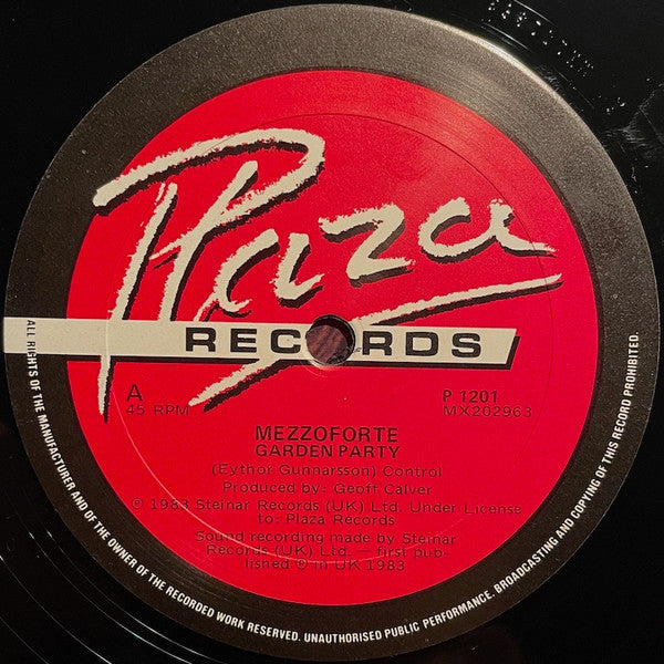 Mezzoforte : Garden Party (12")