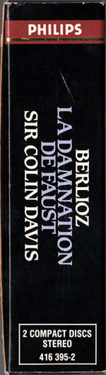 Berlioz* - Veasey*, Gedda*, Bastin*, Van Allan* / London Symphony Orchestra & Chorus*, Sir Colin Davis : La Damnation De Faust (2xCD, RE, RM + Box, Sli)