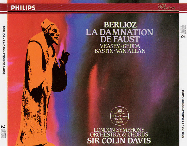 Berlioz* - Veasey*, Gedda*, Bastin*, Van Allan* / London Symphony Orchestra & Chorus*, Sir Colin Davis : La Damnation De Faust (2xCD, RE, RM + Box, Sli)