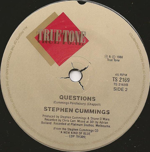 Stephen Cummings : Your House Is Falling (7", Single)