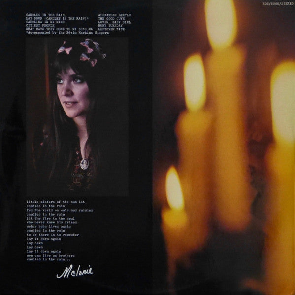 Melanie (2) : Candles In The Rain (LP, Album, RE, RP)