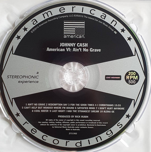 Johnny Cash : American VI: Ain't No Grave (CD, Album)
