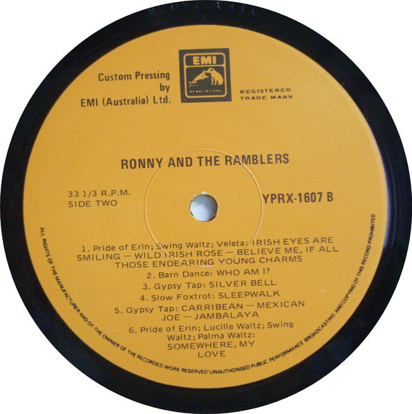 Ronny And The Ramblers : Dance-Time Favourites Vol 2 (LP, Album)