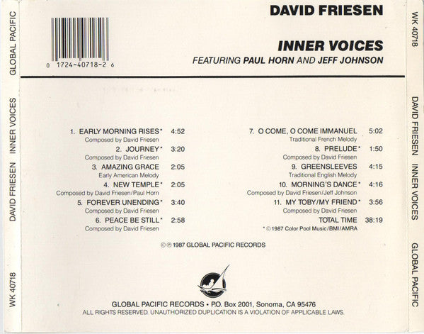 David Friesen : Inner Voices (CD, Album)