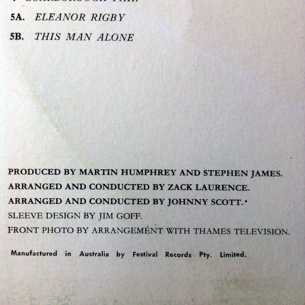 Edward Woodward : This Man Alone (LP, Album)