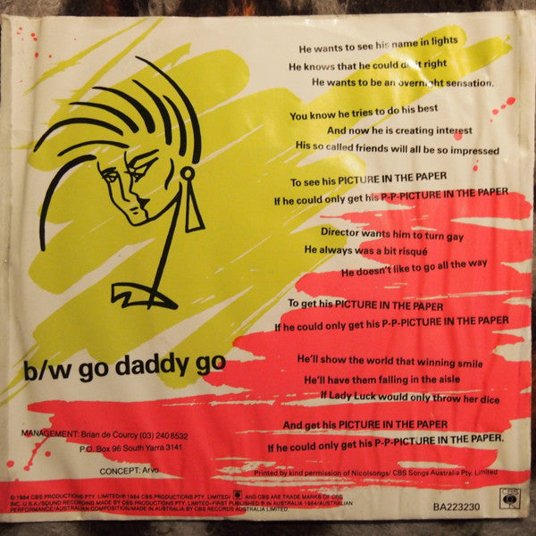 Arvo : Picture In The Paper (7", Single)