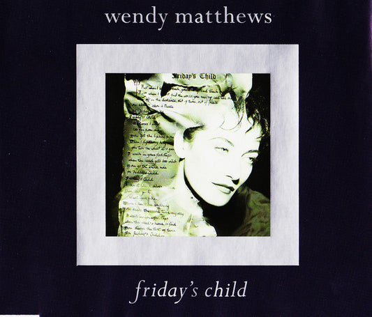 Wendy Matthews : Friday's Child (CD, Single, Ltd)