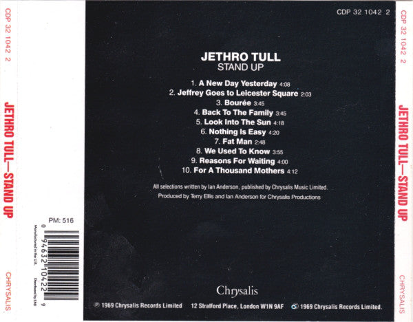 Jethro Tull : Stand Up (CD, Album, RE)