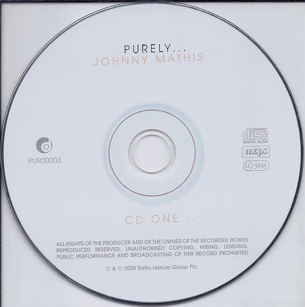 Johnny Mathis : Purely... Johnny Mathis (2xCD, Comp, RM)